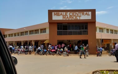 Entrance to Mbale Central Market